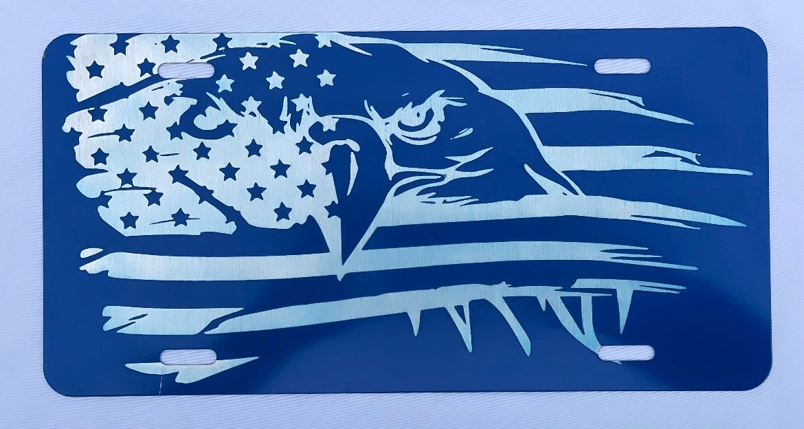 Eagle flag – Wolf Den Engraving
